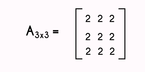 Sum 3x3 matrix