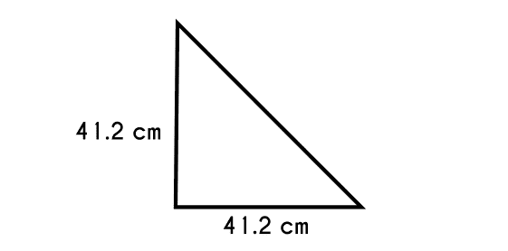 Ejemplo 3 del teorema de pitágoras