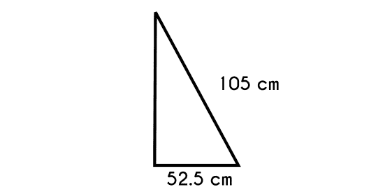 Ejemplo 4 del teorema de pitágoras