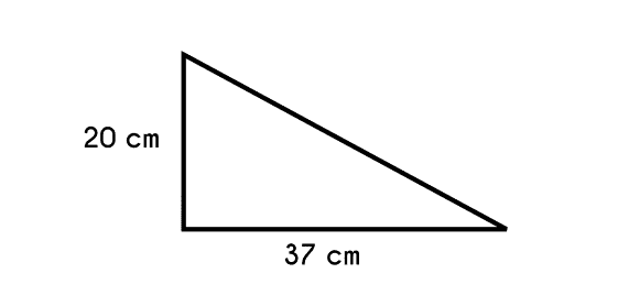 Ejemplo 5 del teorema de pitágoras