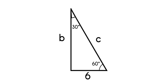 Example 1 of special right triangles