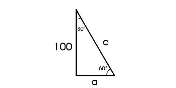 Ejercicio 4 de triángulos notables